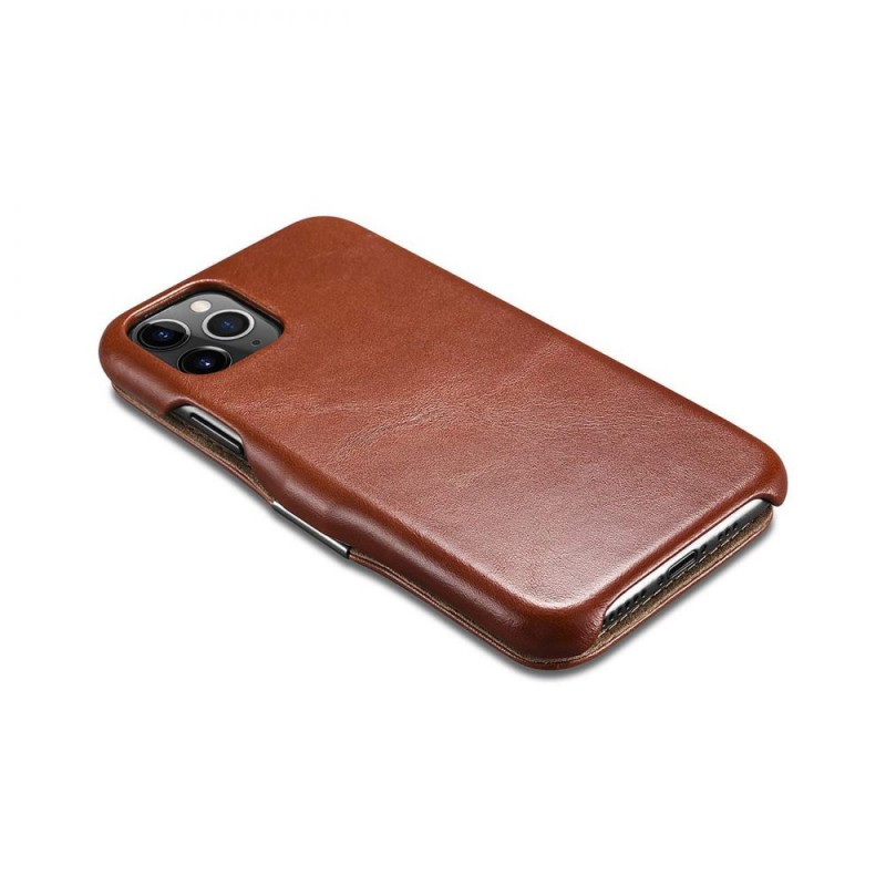 Θήκη iCarer Vintage Leather Wallet Apple iPhone 11 Pro Max (6.5") Brown