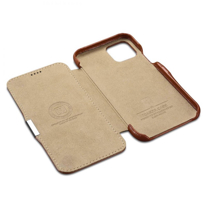Θήκη iCarer Vintage Leather Wallet Apple iPhone 11 Pro Max (6.5") Brown
