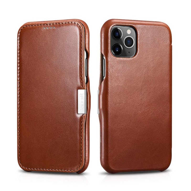 Θήκη iCarer Vintage Leather Wallet Apple iPhone 11 Pro Max (6.5") Brown
