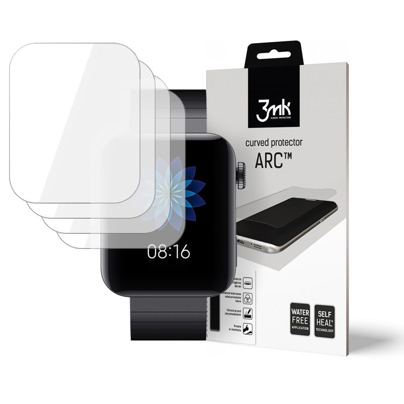Μεμβράνη Προστασίας 3MK Curved ARC Xiaomi Mi Watch (3τμχ)