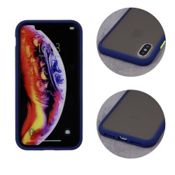 ΘήκηTPU Colored Buttons Apple iPhone 11 Pro (5.8") Navy Blue
