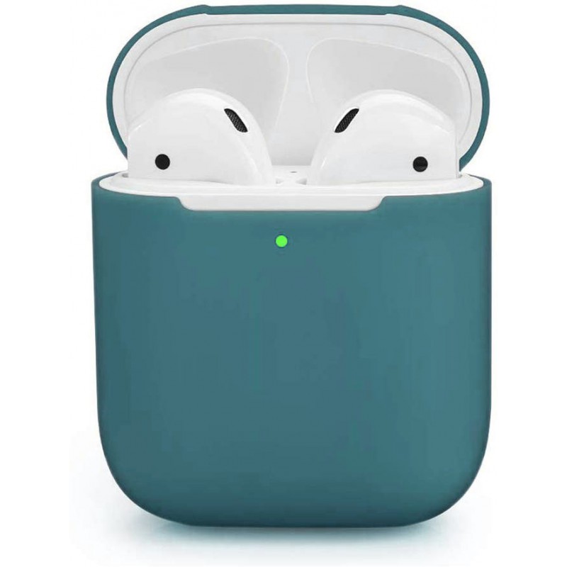 Θήκη Airpods Ultra Slim Silicone Skin Pine Green