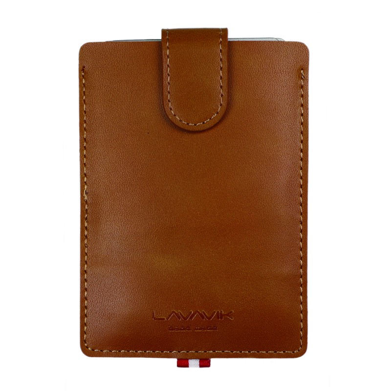 Θήκη 4smarts Lavavik Anti-RFID Leather Pouch 70x105x5mm Congac (4S861353)