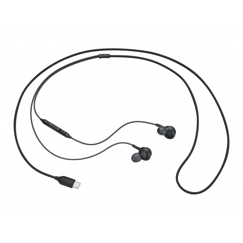 Ακουστικά Handsfree Samsung AKG EO-IC100BB Type-C Black (Original)