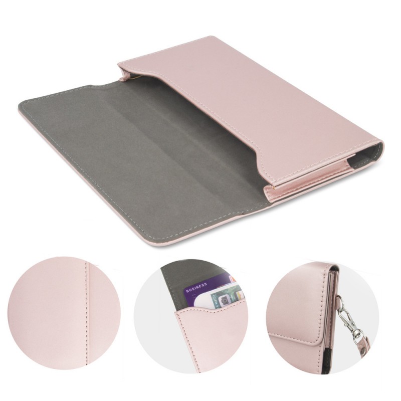Θήκη Wallet Chic 6,0\' 170x80mm Rose Gold