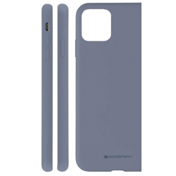 Θήκη Mercury Silicon Cover Soft touch/feeling Apple iPhone 11 Pro (5.8") Lavender Grey