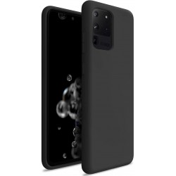 Θήκη Vennus Real Smooth Silicone Samsung Galaxy S20 Ultra G988 Black