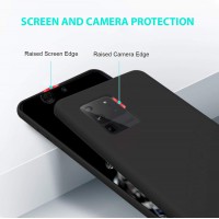 Θήκη Vennus Real Smooth Silicone Samsung Galaxy S20 Ultra G988 Black