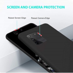 Θήκη Vennus Real Smooth Silicone Samsung Galaxy S20 Ultra G988 Black