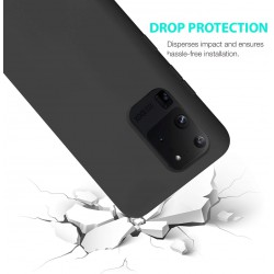 Θήκη Vennus Real Smooth Silicone Samsung Galaxy S20 Ultra G988 Black