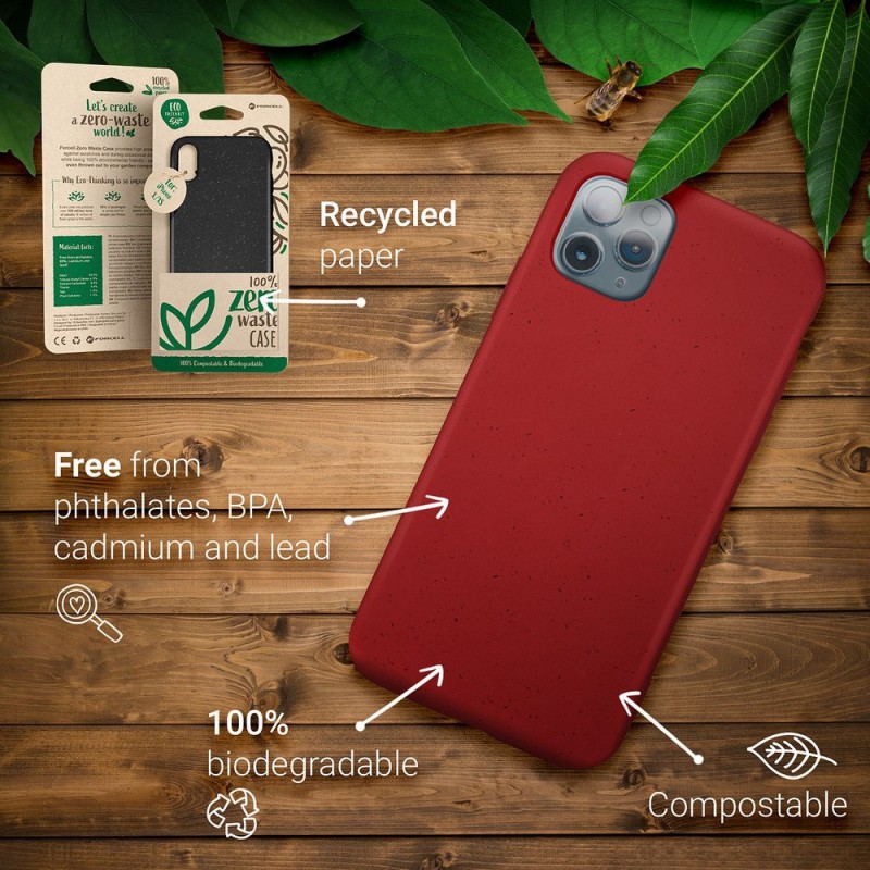 Θήκη Forever Bioio Eco-Friendly 100% Zero Waste Apple iPhone 11 Pro Max (6.5") Red