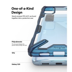 Θήκη Ringke Fusion X Samsung Galaxy S20 G980 Space Blue