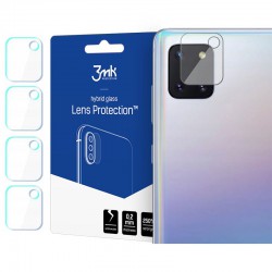 Γυαλί Προστασίας 3MK Camera Lens Samsung Galaxy Note10 Lite N770 Full Cover Tempered Glass 9H AntiCrash / AntiShock (4τμχ)