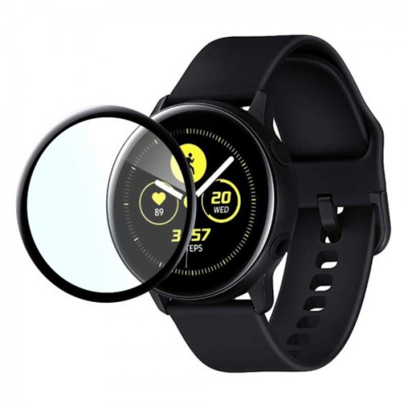 Μεμβράνη Προστασίας PET Samsung Galaxy Watch Active AntiCrash / Antishock Black