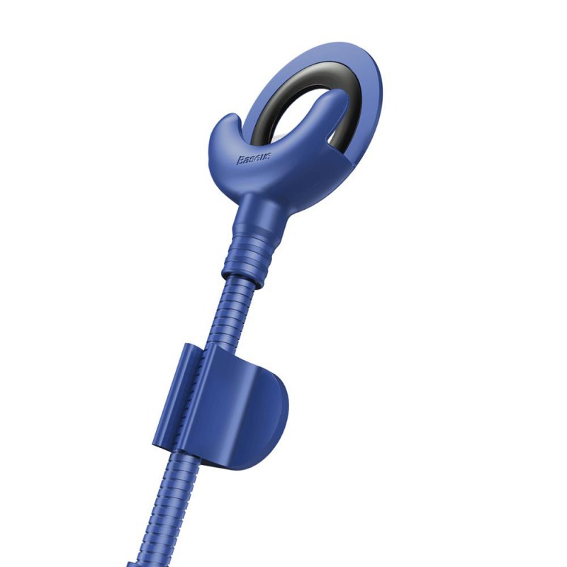 Καλώδιο Data & Βάση Αυτοκινήτου Baseus O-Type USB to Lightning 0.8m Blue (CALOX-03)
