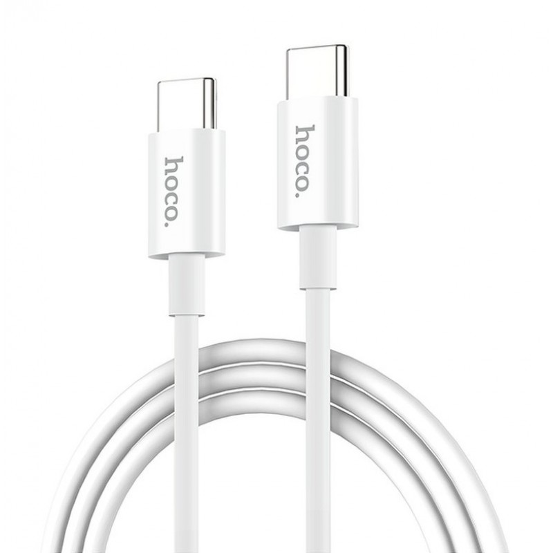 Καλώδιο Data Hoco X23 Skilled Power Delivery PD Type-C to Type-C 1m White