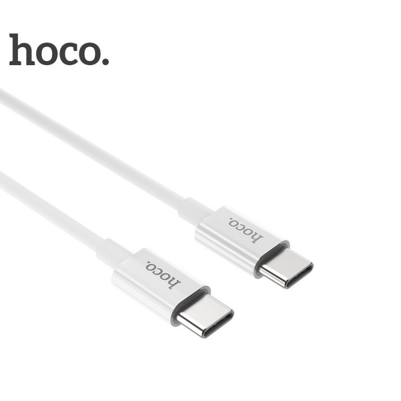 Καλώδιο Data Hoco X23 Skilled Power Delivery PD Type-C to Type-C 1m White