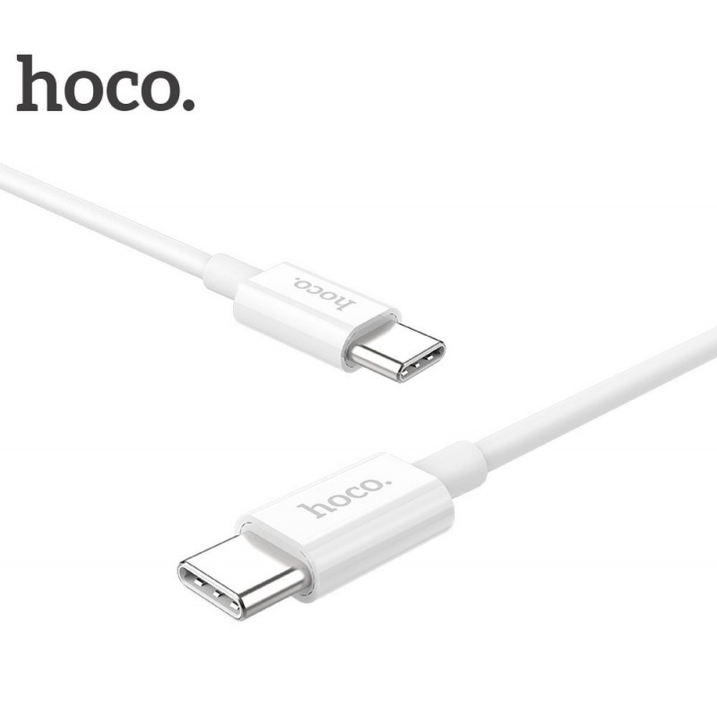 Καλώδιο Data Hoco X23 Skilled Power Delivery PD Type-C to Type-C 1m White