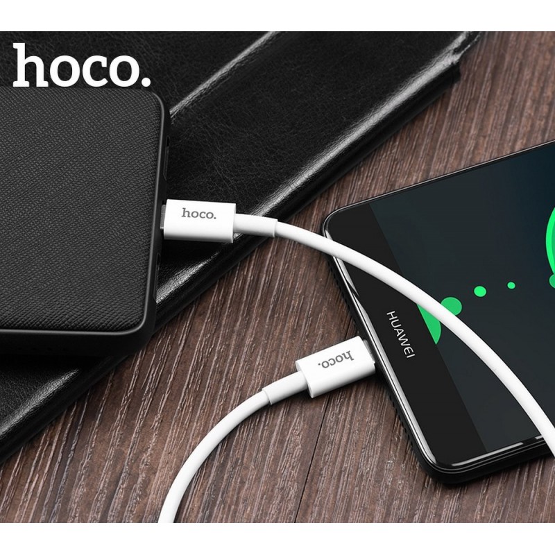 Καλώδιο Data Hoco X23 Skilled Power Delivery PD Type-C to Type-C 1m White