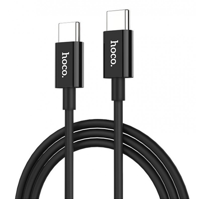 Καλώδιο Data Hoco X23 Skilled Power Delivery PD Type-C to Type-C 1m Black