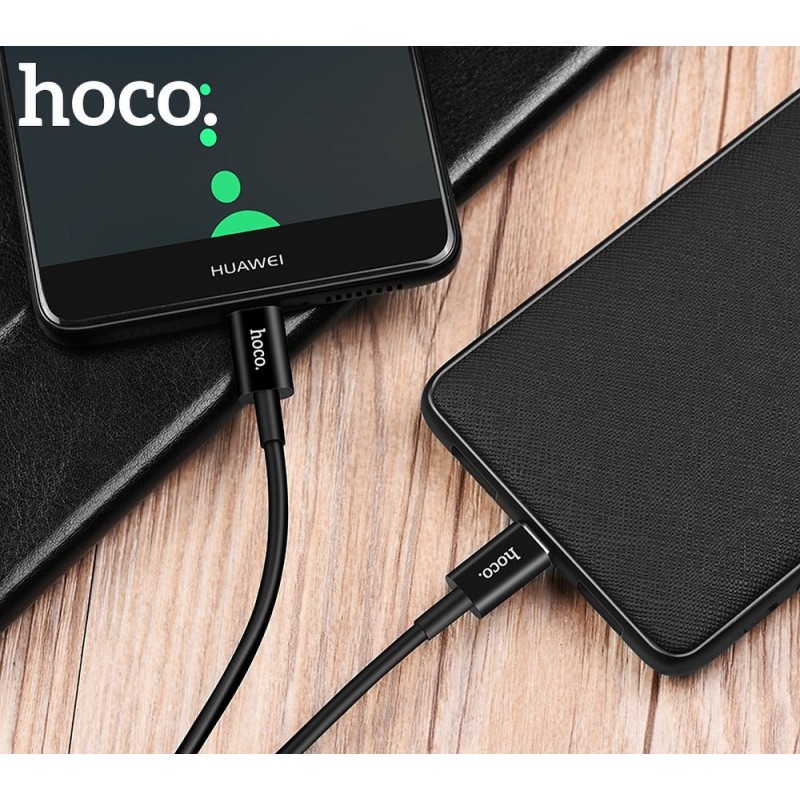 Καλώδιο Data Hoco X23 Skilled Power Delivery PD Type-C to Type-C 1m Black