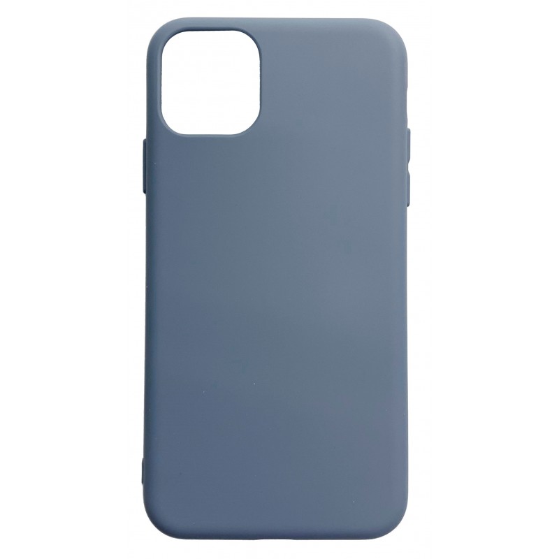 Θήκη Real Smooth Silicone Apple iPhone 11 Pro Max (6.5") Marengo