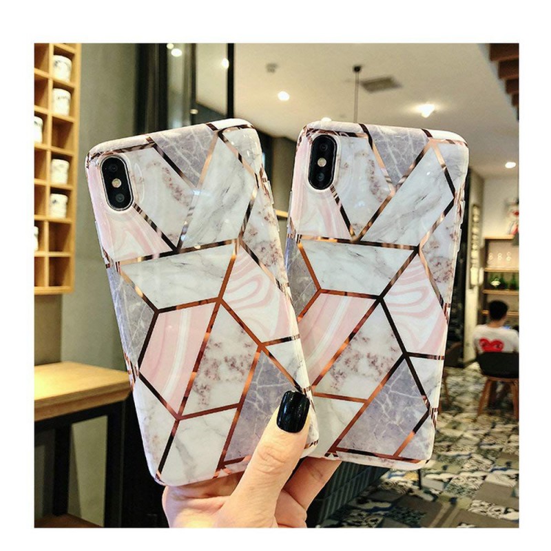 Θήκη TPU Tech-Protect Marble Samsung Galaxy A41 SM-A415 Pink