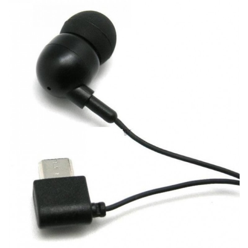 Ακουστικό Single Handsfree iPro RH219s με Eartips Σιλικόνης S/M/L Black 45cm