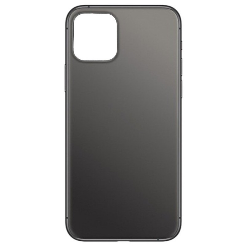 Καπάκι Μπαταρίας με Αυτοκόλλητη Ταινία Apple iPhone 11 Pro Max (6.5") Back Cover Glass Space Grey (OEM)