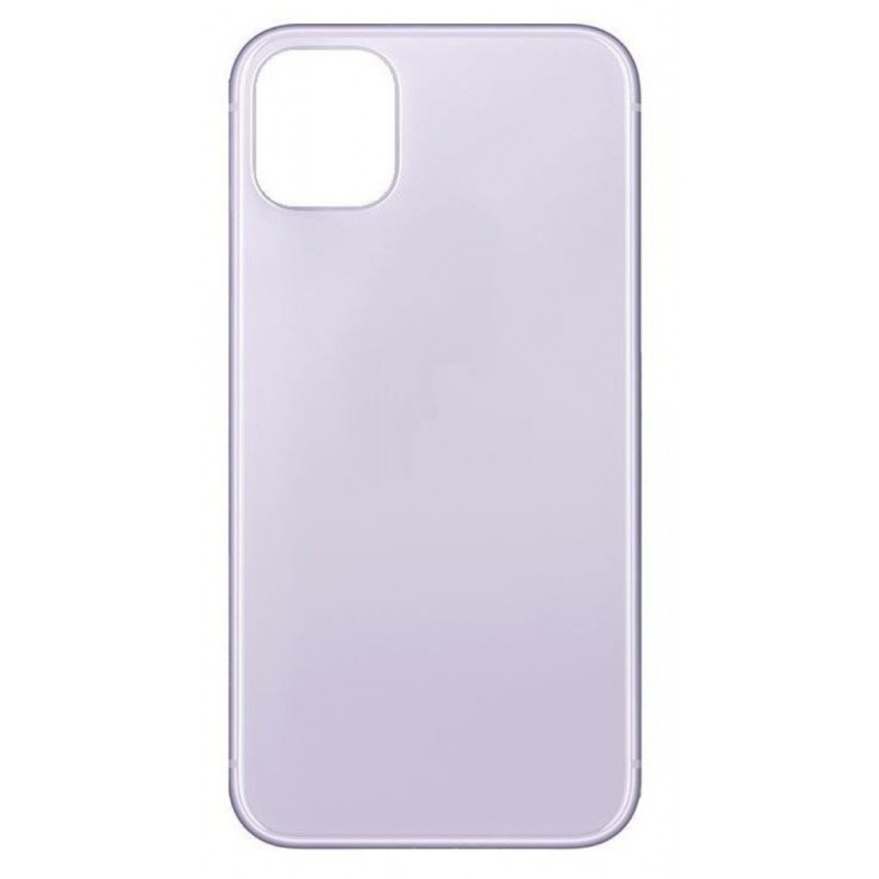 Καπάκι Μπαταρίας Apple iPhone 11 (6.1") Back Cover Glass Purple (OEM)
