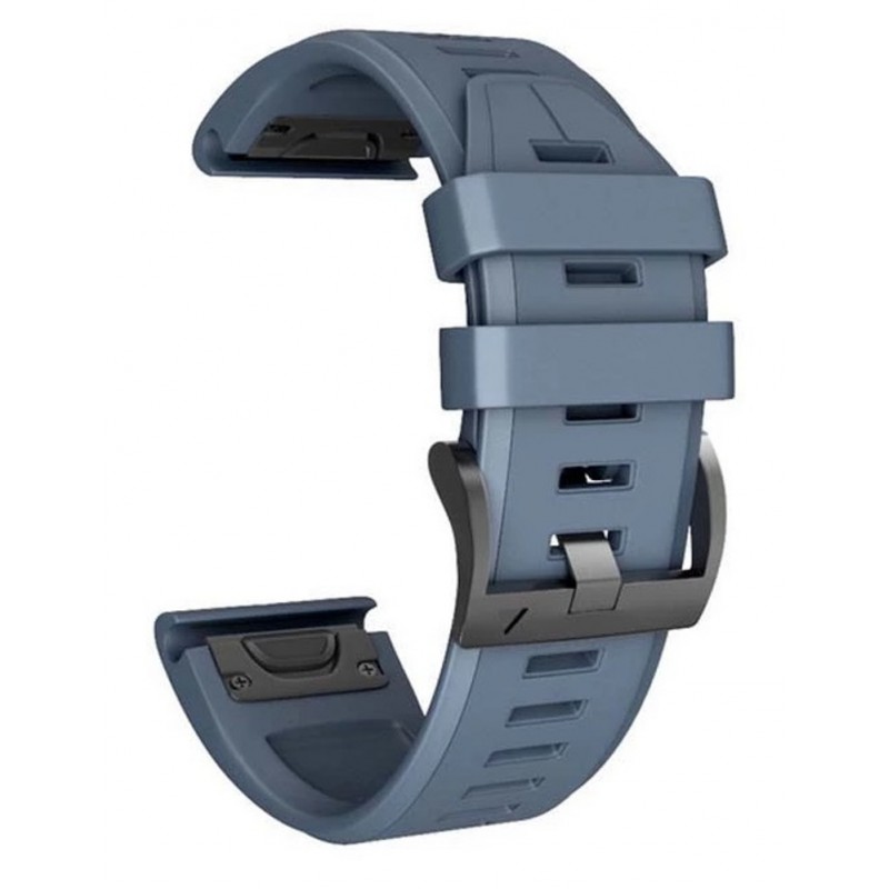Ανταλλακτικό λουράκι QuickFit Garmin Fenix 3/5x/3HR/5X Plus/6x/6x Pro/7x Sportband Slate Blue (26mm)