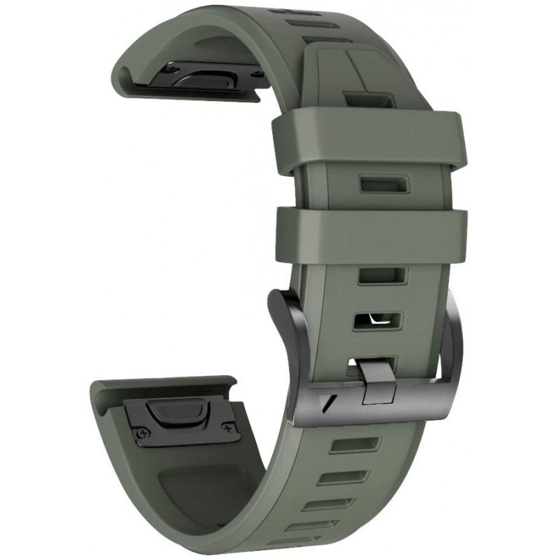 Ανταλλακτικό λουράκι QuickFit Garmin Fenix 5/5 Plus/6/6 Pro/7/Forerunner 945/935 Sportband Light Olive (22mm)