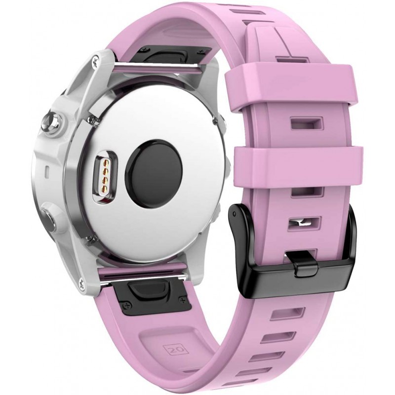 Ανταλλακτικό λουράκι QuickFit Garmin Fenix 5s/Fenix 5S Plus/Fenix 6S/Fenix 6S Pro/Fenix 7S / Fenix 8 (43mm) Sportband Pink (20mm) OEM