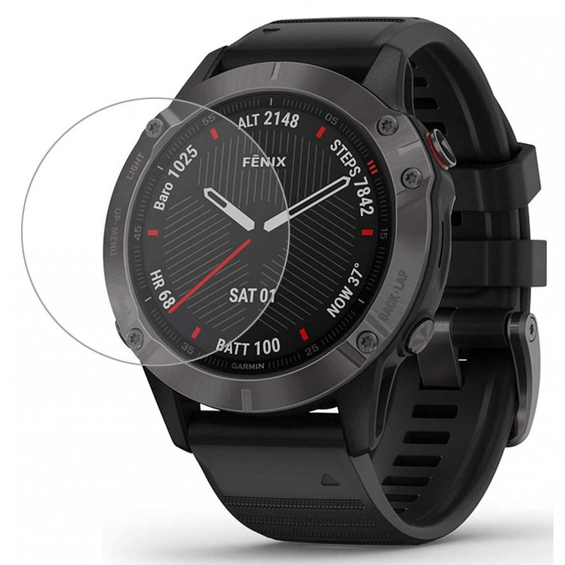 Γυαλί Προστασίας Garmin Fenix 6x/6x Pro Tempered Glass 9H AntiCrash / AntiShock 