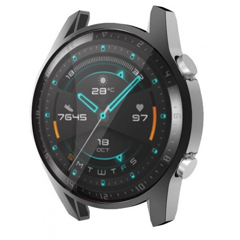 Θήκη Electroplated TPU Full Screen Cover Huawei Watch GT 2 (46mm) Grey