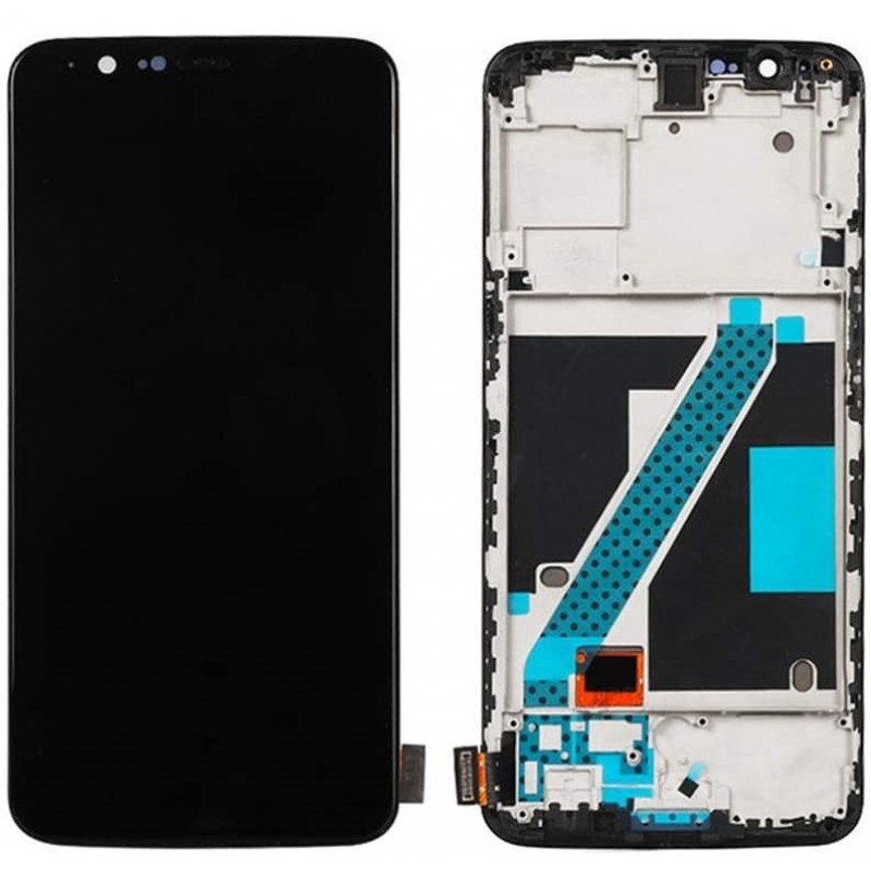Οθόνη TFT & Digitizer OnePlus 5T (OEM) with Frame με 3 Χρόνια Εγγύηση