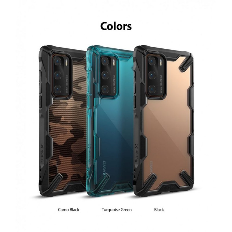 Θήκη Ringke Fusion X Huawei P40 Turquoise Green