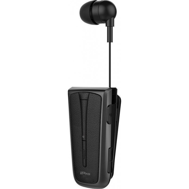 Ακουστικό Bluetooth iPro RH219s Retractable Black/Grey