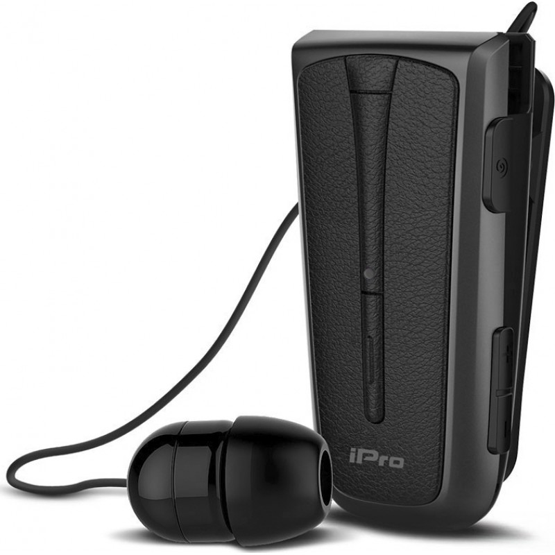Ακουστικό Bluetooth iPro RH219s Retractable Black/Grey