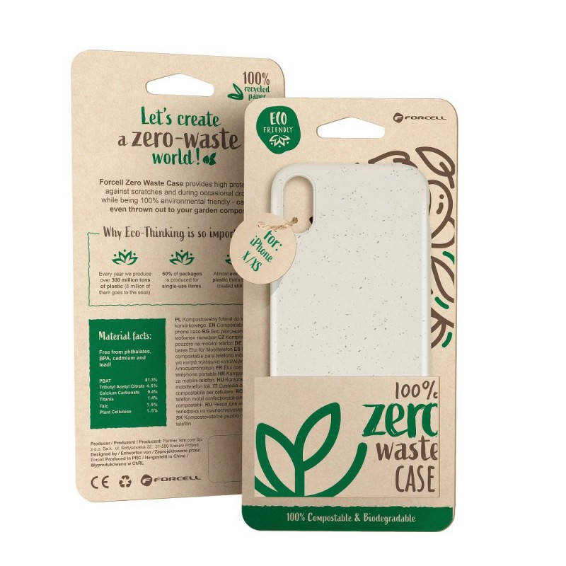 Θήκη Forcell Bio Eco-Friendly 100% Zero Waste Apple iPhone 11 Pro Max (6.5") Nature