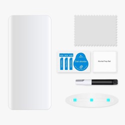 Γυαλί Προστασίας Hofi UV Pro+ Liquid Full Glue Tempered Glass & UV LED Lamp Xiaomi Redmi Note 13 Pro+ 9H AntiCrash/AntiShock (2τμχ)