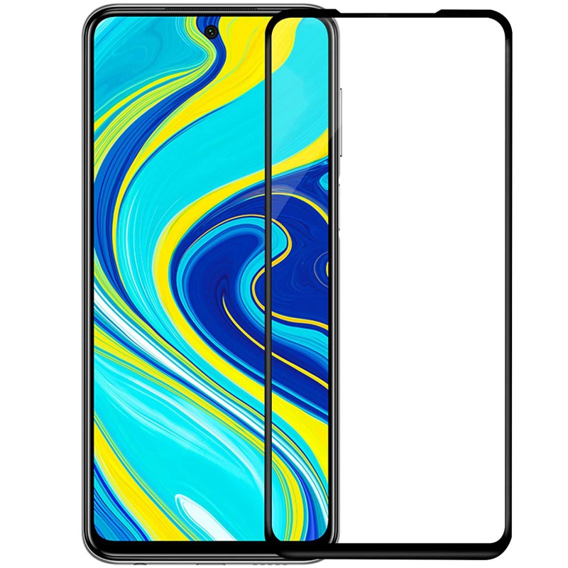 Γυαλί Προστασίας Xiaomi Redmi Note 9s/Note 9 Pro/Note 9 Pro Max Full Cover Tempered Glass 9H Full Screen Cover AntiCrash / AntiShock Black