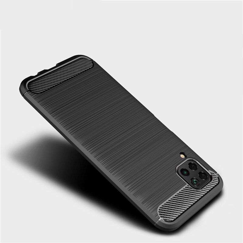 Θήκη TPU Carbon Fiber Brushed Huawei P40 Black
