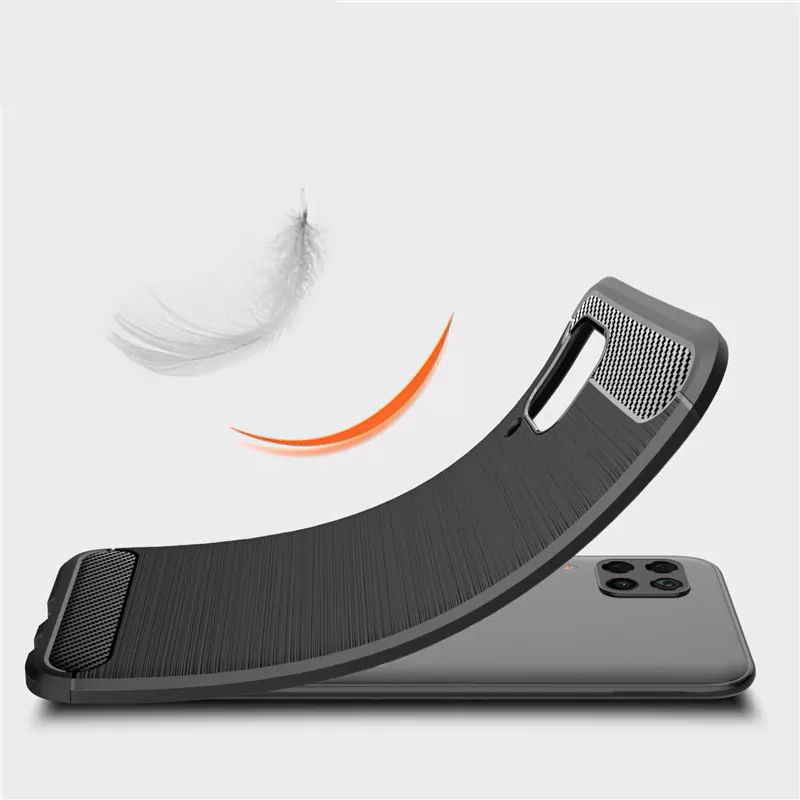 Θήκη TPU Carbon Fiber Brushed Huawei P40 Black