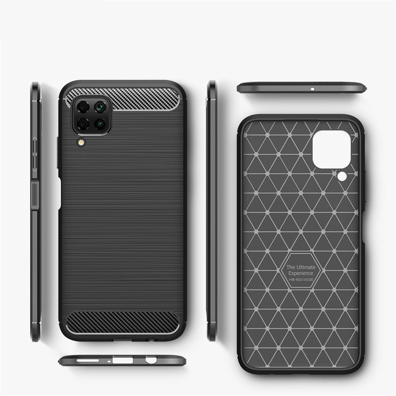 Θήκη TPU Carbon Fiber Brushed Huawei P40 Black