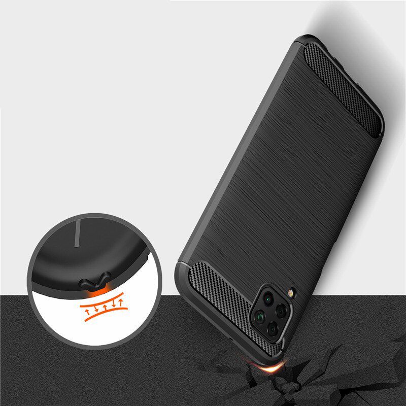 Θήκη TPU Carbon Fiber Brushed Huawei P40 Black