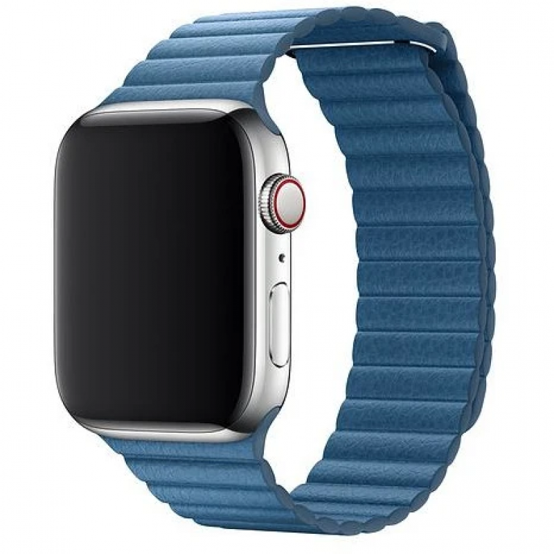 Ανταλλακτικό λουράκι Leather Loop Sport QuickFit  Apple Watch 1/2/3/4/5/6/SE/7 (38/40/41mm) Blue