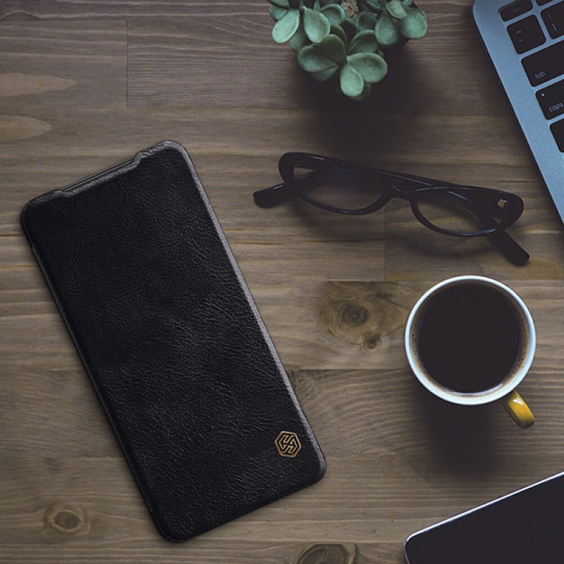 Θήκη Nillkin Qin Leather Apple iPhone 12 Pro Max (6,7") Black