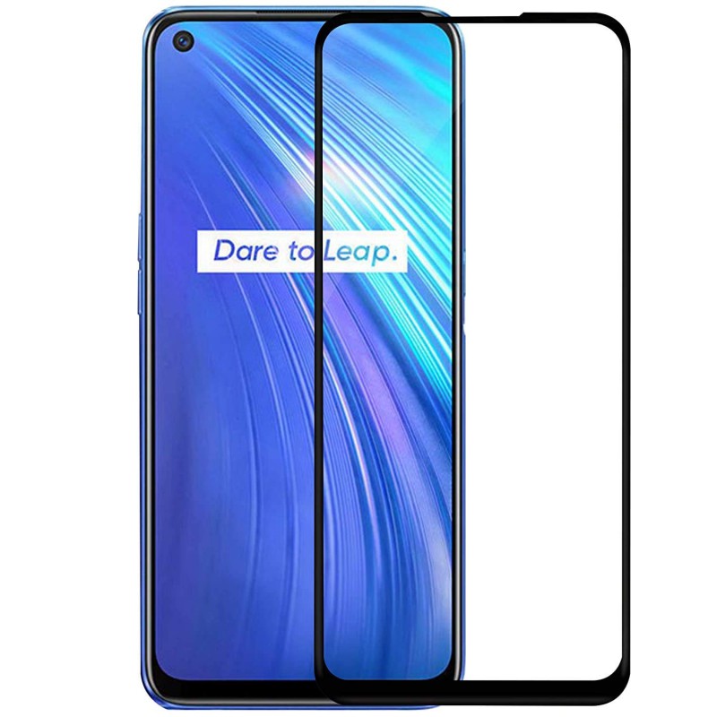 Γυαλί Προστασίας Realme 7 Pro Tempered Glass Full Glue 9H Full Screen Cover 9H AntiCrash / AntiShock Black