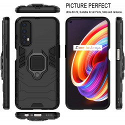 Θήκη PC & TPU Magnetic Ring Kickstand Xiaomi Poco C40 Black